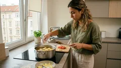 Lehký kuřecí vývar s bramborovými knočky: jednoduchý postup a pár fíglů pro svěží chuť