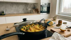 Rychlá večeře po práci: kuřecí kari s ptitim z jedné pánve, které šetří nádobí