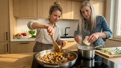 Voňavá krémová polévka z kuřecích srdíček s kari a taveným sýrem: výrazná chuť z obyčejných surovin