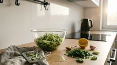 Okurkový salát „Líná kráska“: rychlá příloha s citronem, hořčicí a česnekem