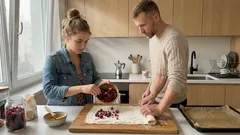 Tvarohové rolky z lavaše: rychlý dezert hotový za 20 minut