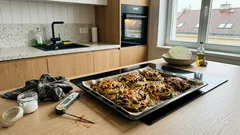 Zelné steaky z trouby s mletým masem a sýrem: večeře, která mizí z plechu