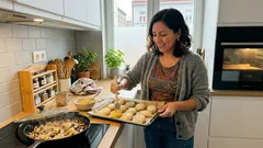 Pečené pirožky se zelím a žampiony: nadýchaný recept, který se vždy povede