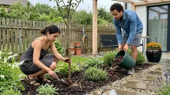 Zahrada, která působí promyšleně: pár úprav s liniemi, mulčem a detaily, které často uniknou